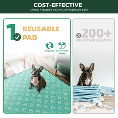FXW reusable dog pad eco-friendly option for long-term training.