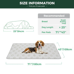 FXW reusable puppy pads offer eco-friendly, cost-saving daily use.