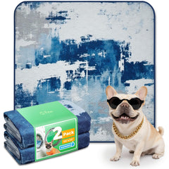 FXW washable pee pad 35-inch square top view for potty training space.