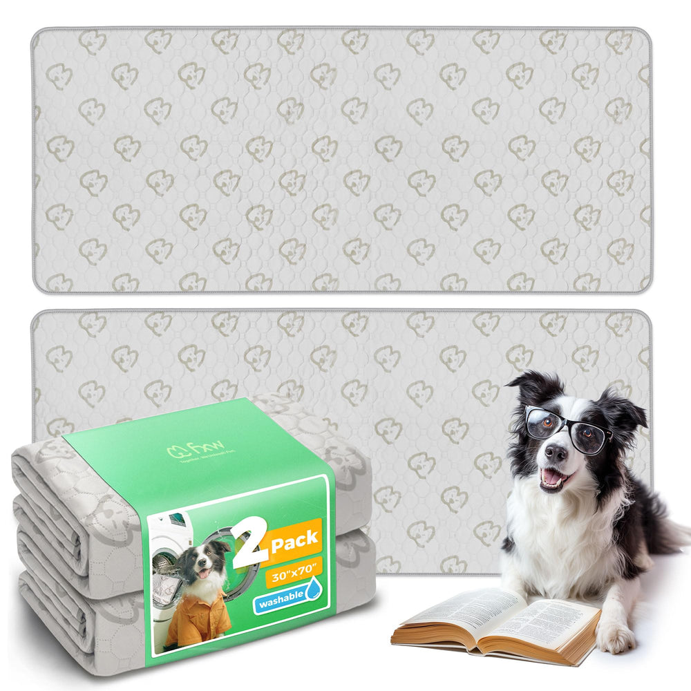 FXW washable pee pad with absorbent core keeps floors dry during potty training