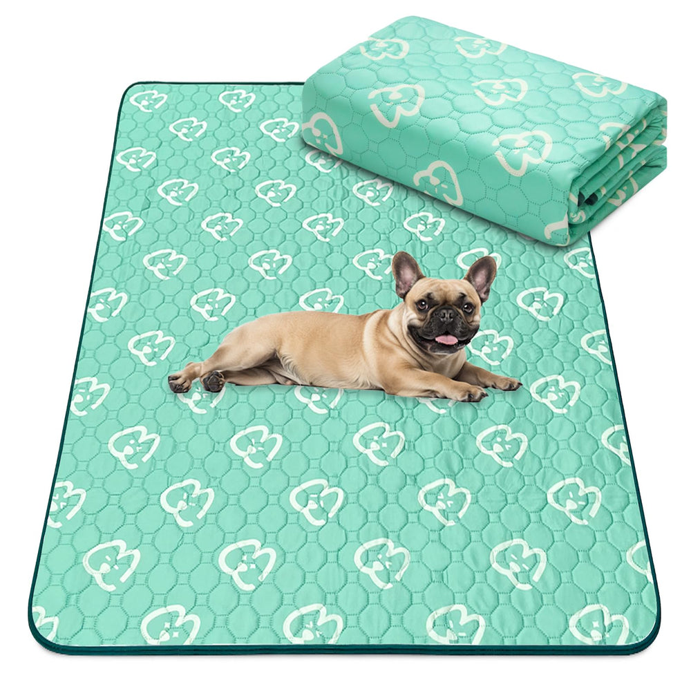 FXW washable pee pad absorbent core keeps pups dry in the playpen.