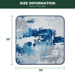 FXW washable pee pad absorbent layer close-up showing absorption potential.