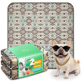 FXW washable pee pad with absorbent layer keeps play areas dry.