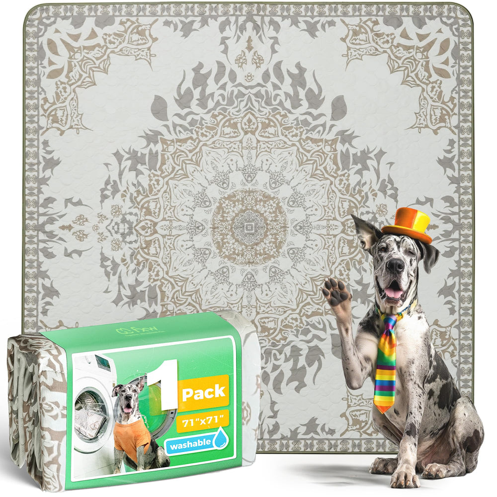 FXW washable pee pad with absorbent layer keeps playpen dry and clean