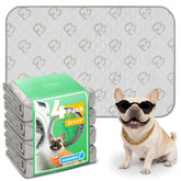 FXW washable pee pad top view highlights absorbent core for dry spaces