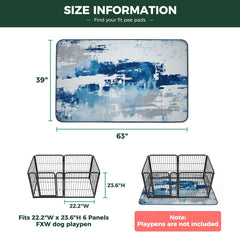 FXW washable pee pad reusable-eco-friendly reduces waste and costs