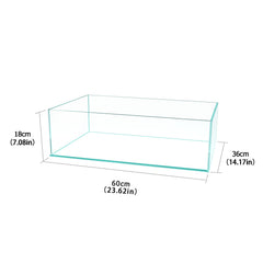 FZONE Anata 9Gal NovaClear glass close-up shows minimal tint and high clarity