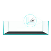 FZONE Anata 9Gal rimless tank front view with NovaClear glass for natural colors