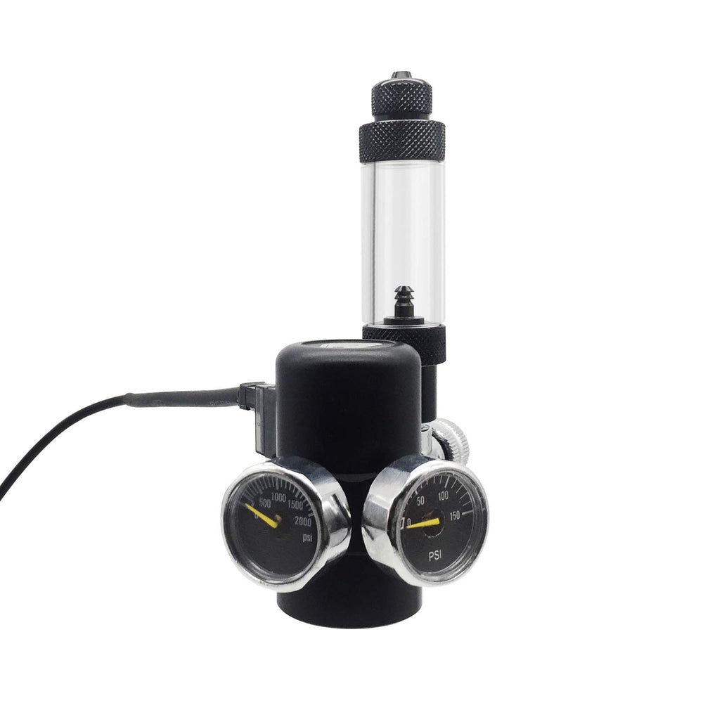 FZONE Aquarium CO2 Regulator with DC solenoid enables precise paintball CO2 control.