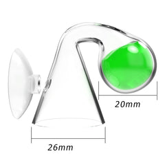 FZONE CO2 drop checker reading color helps adjust CO2 for vibrant aquatic plants.