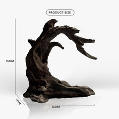 FZONE driftwood texture close-up highlights realistic wood grain for authentic decor.