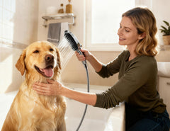 G-Promise three-sprays mode on dog shower attachment for flexible bathing