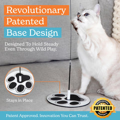 Gadgetsology suction cup mount cat toys displayed on smooth surface for engaged play