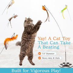 Gadgetsology natural-bird-feathers-pack adds lifelike flutter for stimulating play