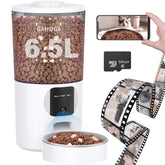 GAHOGA automatic feeder camera setup shows scheduled meals and monitoring at a glance.