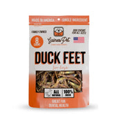 Gaines duck feet packshot—8-count dog treats ideal for training rewards.