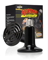 GAJUX 100W ceramic heat emitter bulbs in a two-pack ready for reptile enclosures, steady warmth