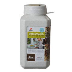 Gamma Vittles Vault keeps pet kibble fresh and organized with an airtight seal.