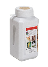 Gamma2 Vittles Vault Junior container front view for airtight kibble storage and easy access.