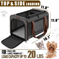 GAPZER carrier bag top entrance shows roll-up mesh for quick access