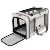 GAPZER cat carrier top opening enables easy loading during travel.