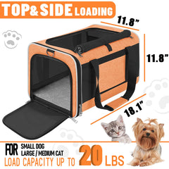 GAPZER Large Cat Carry Bag interior steel frame ensures sturdy transport