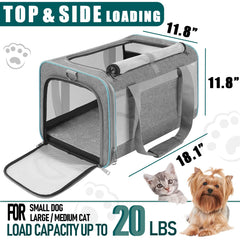 GAPZER carrier durable 600D Oxford fabric with interior steel frame for long trips.