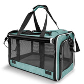 gapzer small dog carrier open-view interior spacious for comfortable travel