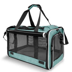 gapzer small dog carrier open-view interior spacious for comfortable travel