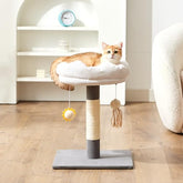 Gardner Pet cat-tree top bed removable for easy cleaning and cozy lounging.