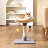 Gardner Pet 20-inch cat-tree base offers stable support for playful kittens.
