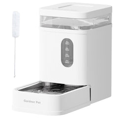 Gardner Pet automatic water dispenser bowl front view for steady hydration