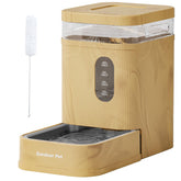 Gardner Pet gravity waterer stainless bowl close-up highlighting easy top-ups in multi-pet homes