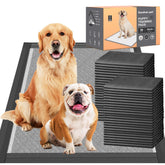 Gardner Pet Charcoal Puppy Pad edge-wrapping design for leak-proof potty training.
