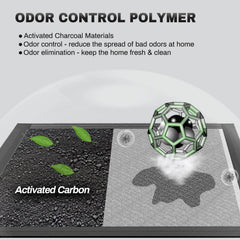 Gardner Pet Charcoal Puppy Pad quick-dry-core keeps surfaces dry.