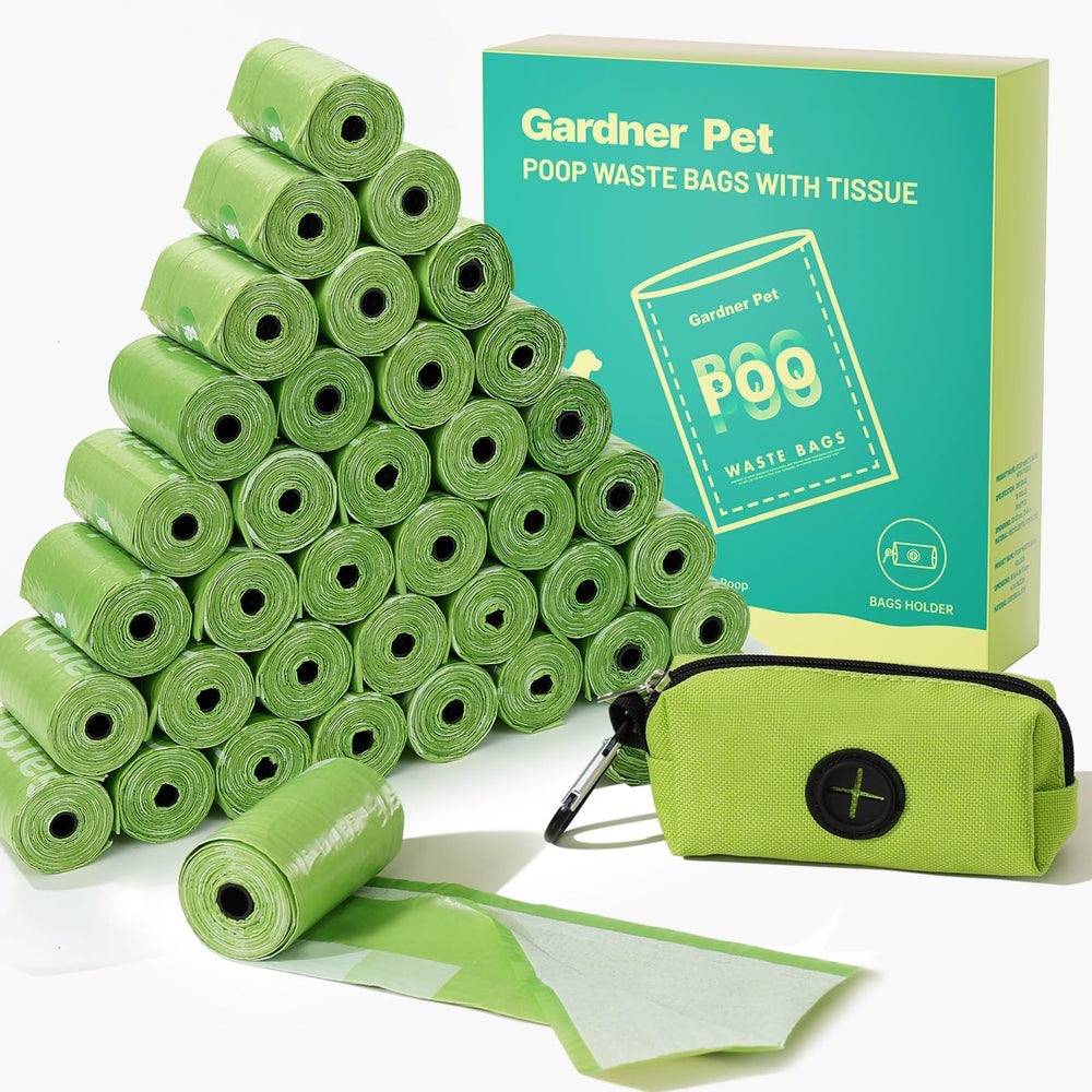 Gardner Pet poop bags dispenser for on-the-go cleanup and easy access.