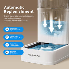 Gardner Pet stainless steel bowl close-up surface is easy to clean