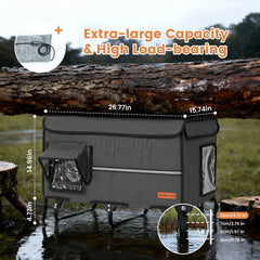 Gardner Pet X-Large Cat House metal frame ready for quick, tool-free outdoor setup.