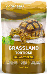 Gargeer Desert Tortoise Topper serving boosts appetite on greens.