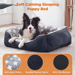 GASUR bed features raised rim for security and neck support.