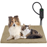 GASUR heated cat bed plush cover closeup shows soft warmth for naps