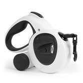 Gauzi retractable dog leash extended to 16.4 ft for larger dogs during daily walks