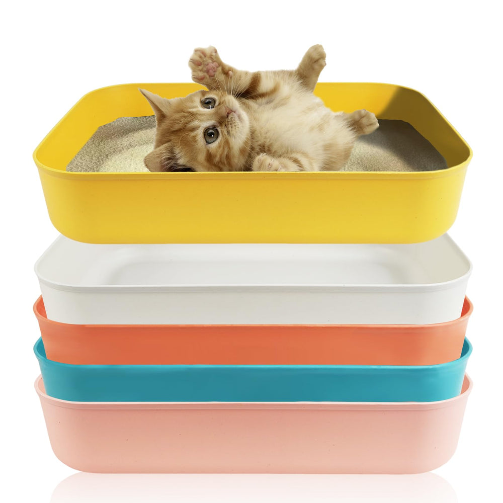 GCVOPTON open-front litter box with easy access for kittens