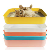 GCVOPTON open-front litter box with easy access for kittens