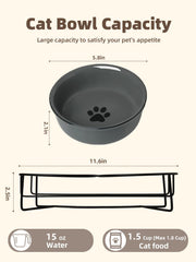 GDCZ dual-bowl design holds food and water, simplifying meals for pets.