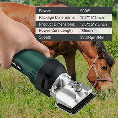 GDJOB horses clippers blade tension rotatable for quick adjustments