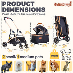 GdnWings detachable cushion basket offering comfort and easy cleanup