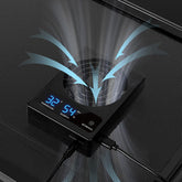 GeeKoit terrarium thermometer display provides precise temperature and humidity at a glance for healthier enclosures.