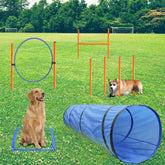 GeerDuo dog agility tunnel blue enables quick, fun training sessions at home.
