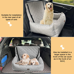 GeerDuo dog car seat inner-tank removable for easy cleaning